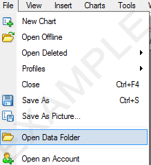 Metatrader data folder